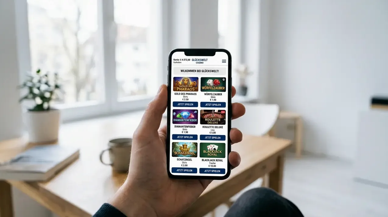 Spinmills auf Smartphone und Tablet